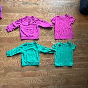 Bundle of Primary Sweatshirts and Tees, size 12-18 months